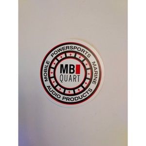 MB QUART Audio Products Marine Powersports Mobile Decal Sticker 3"